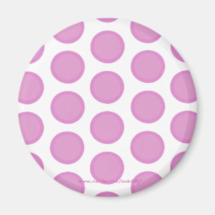 Pink Polkadots Magnet