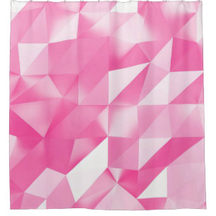 Pink polygon background: abstract 3D rendering