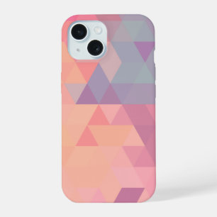 Pink Polygons iPhone 15 Case
