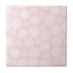 Pink Pom Poms Tile