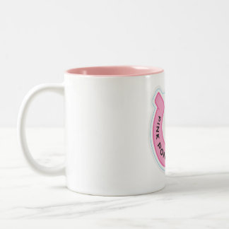 Pink Pony Pedal Pub Indy - I Rode the Pony Two-Tone Coffee Mug