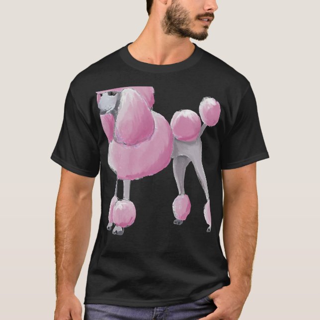 Pink Poodle 12 T-Shirt (Front)