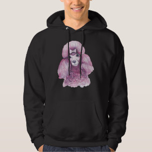 Pink poodle                   hoodie