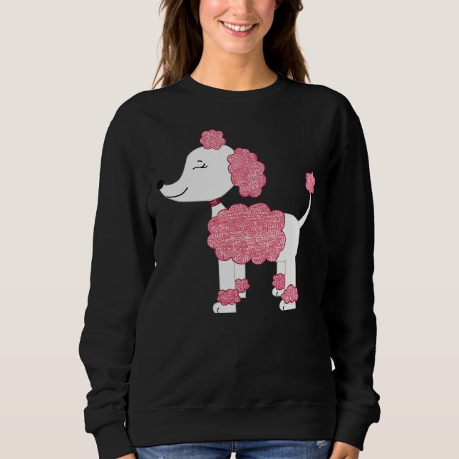 Pink Poodle   T-            Sweatshirt (Front)