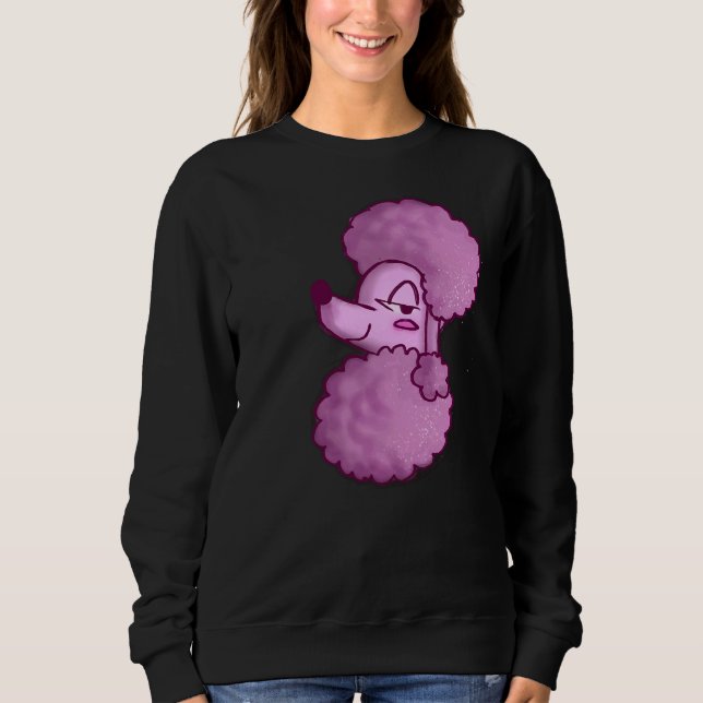 Pink Poodle   T-        Sweatshirt (Front)