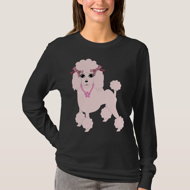 Pink Poodle  T- T-Shirt (Front)