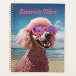 Pink Poodle Tropical Paradise Planner
