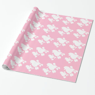 Pink Poodle Wrapping Paper