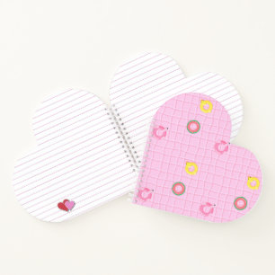 Pink pool and tubes notebook
