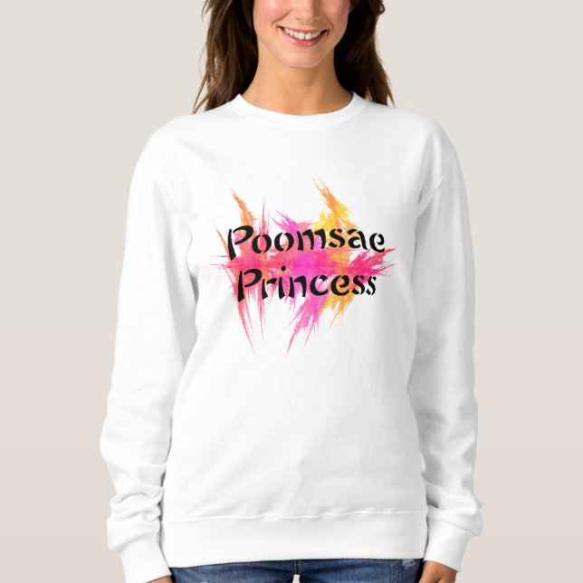 Pink Poomsae Princess Sweatshirt (Front)