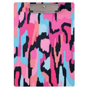 Pink Pop Abstract Clipboard