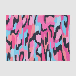 Pink Pop Abstract Tissue Paper