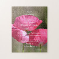 Pink Poppies Dream Poem
