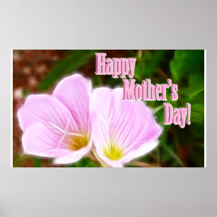 Pink Poppies for Mother's Day Poster