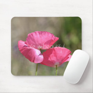 Pink Poppies   Mouse Pad
