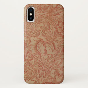 Pink Poppy (by William Morris) (Vintage Pattern) Case-Mate iPhone Case
