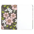 Pink Poppy Garden Personalized Floral Journal