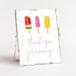 Pink Popsicle Baby Shower Thank you for Coming Poster<br><div class="desc">Make your event special with this Girl Baby Shower with our cute and lovely printable Thank you for Coming Sign featuring adorable Sweets Baby Shower theme. Download, personalize, and create lasting memories with this perfect touch for your joyous celebration!
BS786</div>