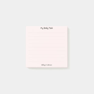 Pink Post-it Notes