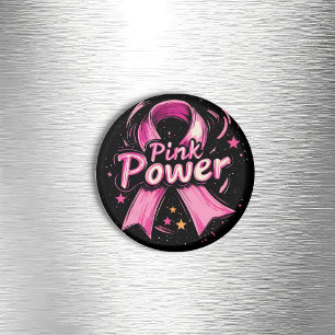 Pink Power Fridge Magnet