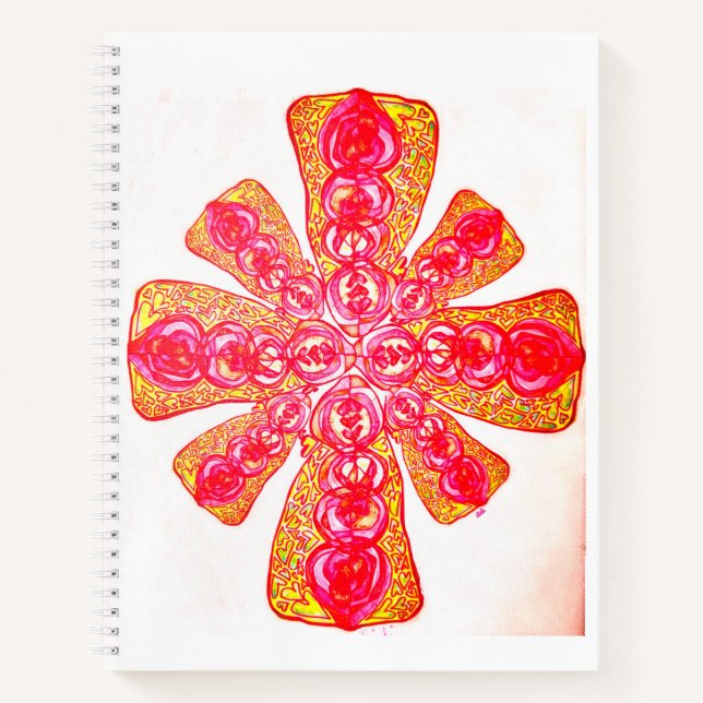Pink Power Spiral Notebook (Front)