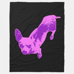 Pink Precious Pup Fleece Blanket