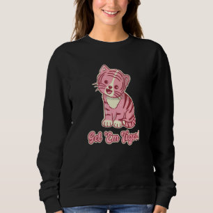 Pink Preppy Go Get 'Em Tiger Sweatshirt