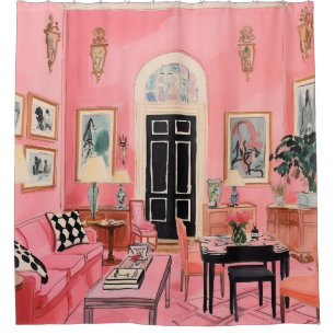 Pink Preppy Watercolor