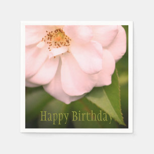 Pink Pretty Rose Designer Paper Napkin