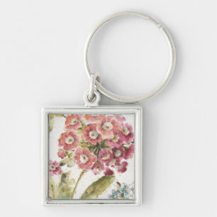 Pink Primrose Keychain