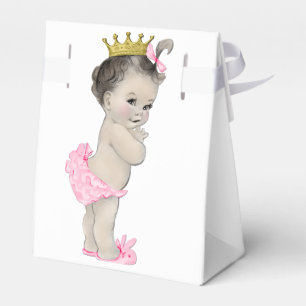 Pink Princess Baby Shower Favor Box