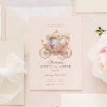Pink Princess Carriage Fairytale Birthday Party Invitation<br><div class="desc">Pink Princess Carriage Fairytale Birthday Party Invitation - perfect for celebrating your little princess!</div>
