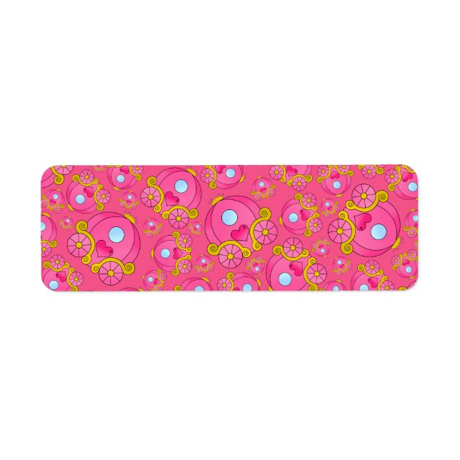 Pink princess carriage pattern (Front)