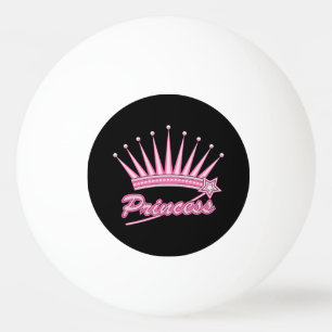 Pink Princess Crown Ping Pong Ball