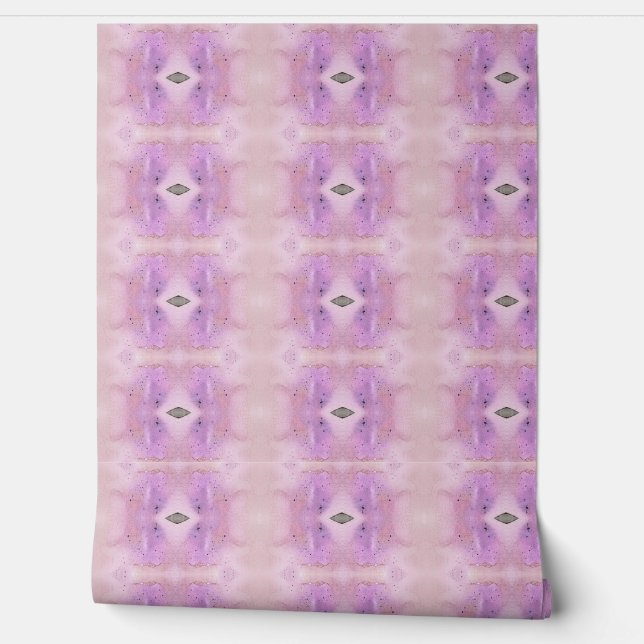 Pink Princess Cut Diamond Wallpaper (Unrolling)