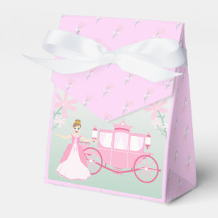 Pink Princess Fantasy Birthday Party Favor Box