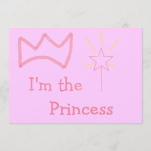 Pink Princess Invitation