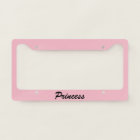 Pink Princess License Plate