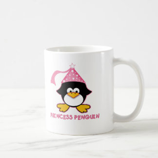 Pink Princess Penguin Coffee Mug