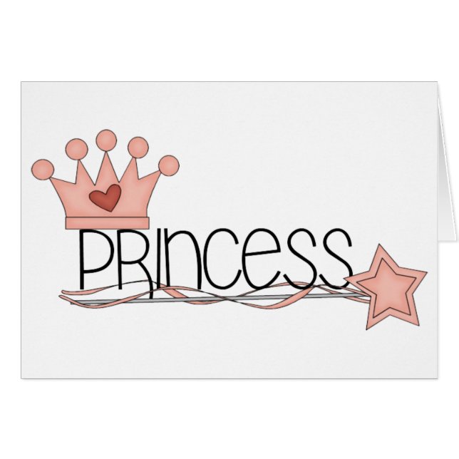 Pink Princess · Princess Wordart (Front Horizontal)