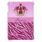 Pink Princess Printed Crown & Zebra Glitter