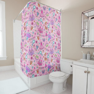 Pink Princess Shower Curtain