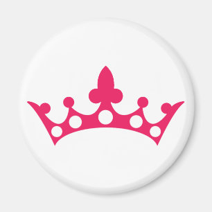 Pink Princess Tiara Magnet