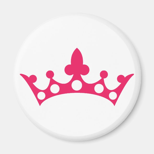 Pink Princess Tiara Magnet (Front)