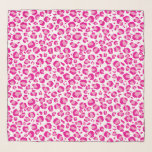 Pink puma print on custom background  scarf<br><div class="desc">Cute panther's skin on customizable background.  To change the background please click on Edit Design and then on background tab on the laft side. Skateboard with  leopard's print. Pattern available as fabrics too.</div>