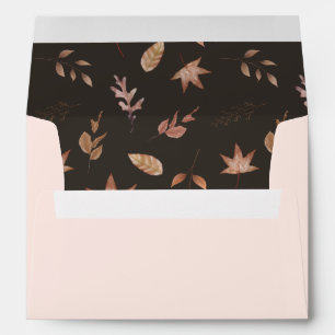 Pink Pumpkin Baby Shower Invitation Envelopes