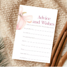 Pink Pumpkin Coquette Advice and Wishes Game