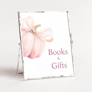 Pink Pumpkin Coquette Books and Gifts Sign