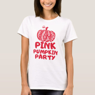Pink Pumpkin Fall T-Shirt