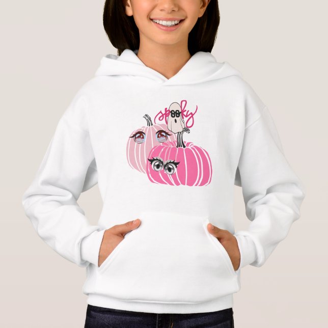 Pink Pumpkin Halloween Cute (Front)